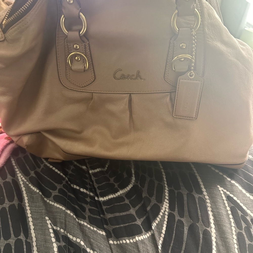 Coach Ashley Leather Convertible Satchel Women's Bag